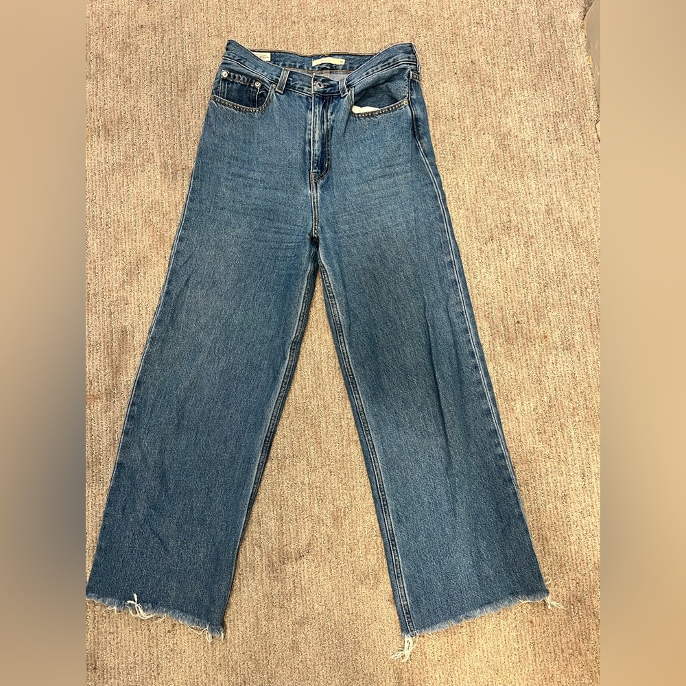 Levi’s high loose high waisted cotton hemp jeans